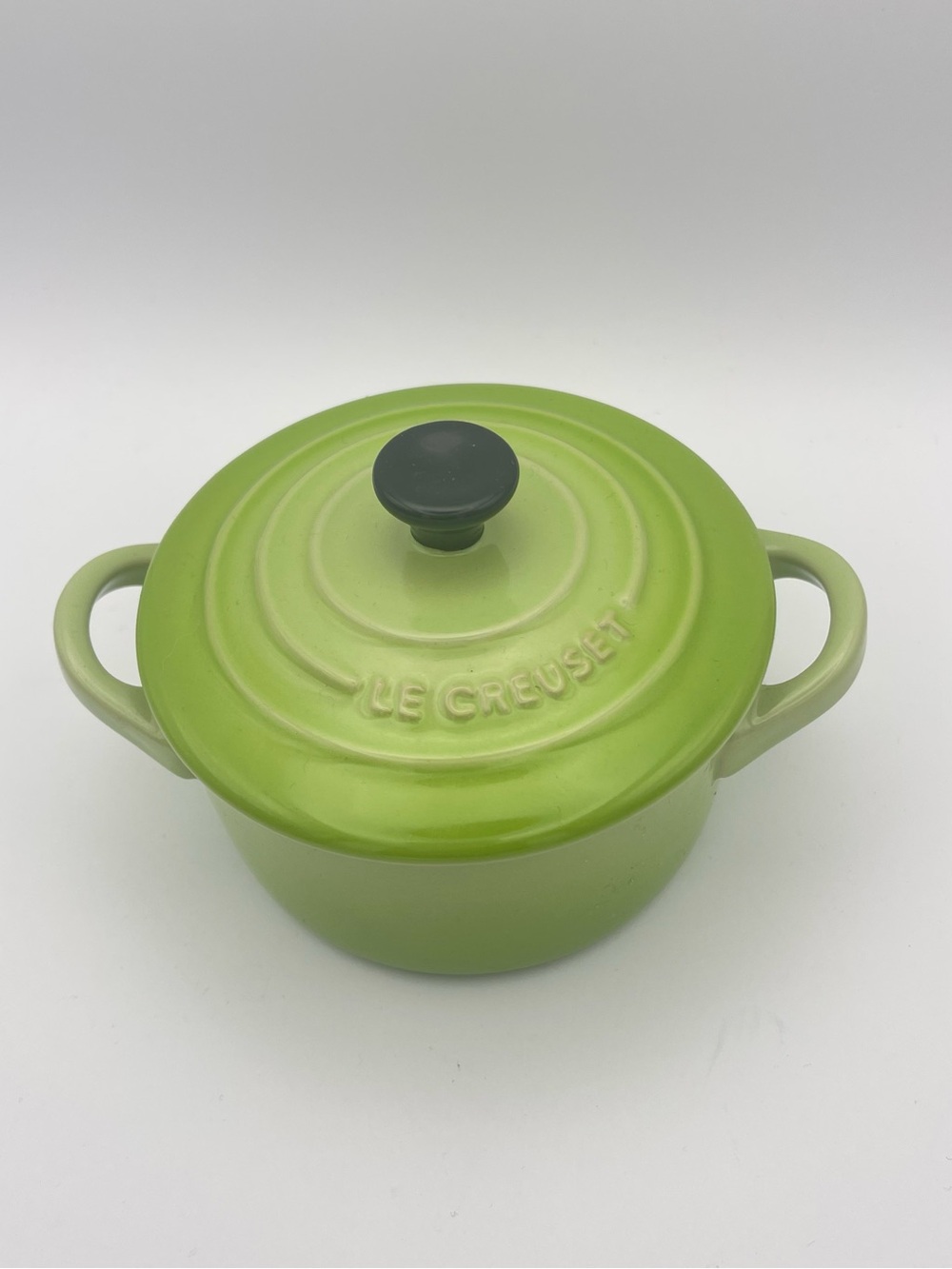 Le Creuset Mini Round Cocotte Lime Green